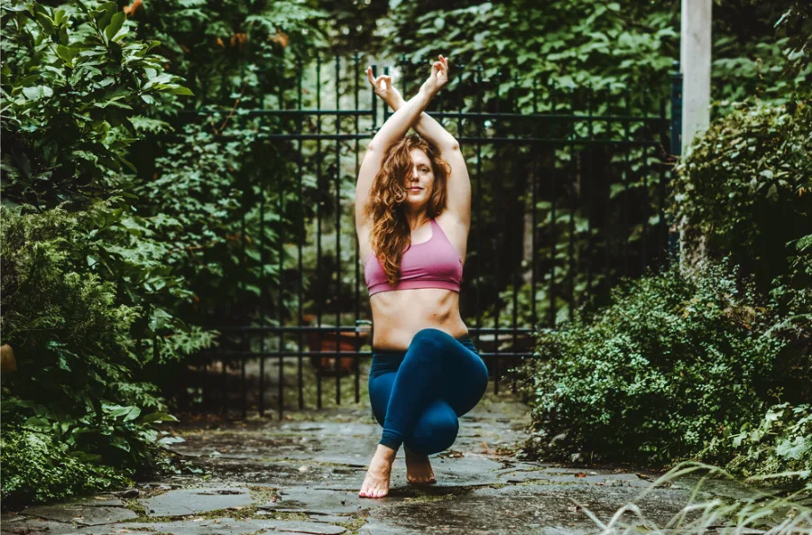 Yoga practice at Bethany Lee Yoga and Wellness